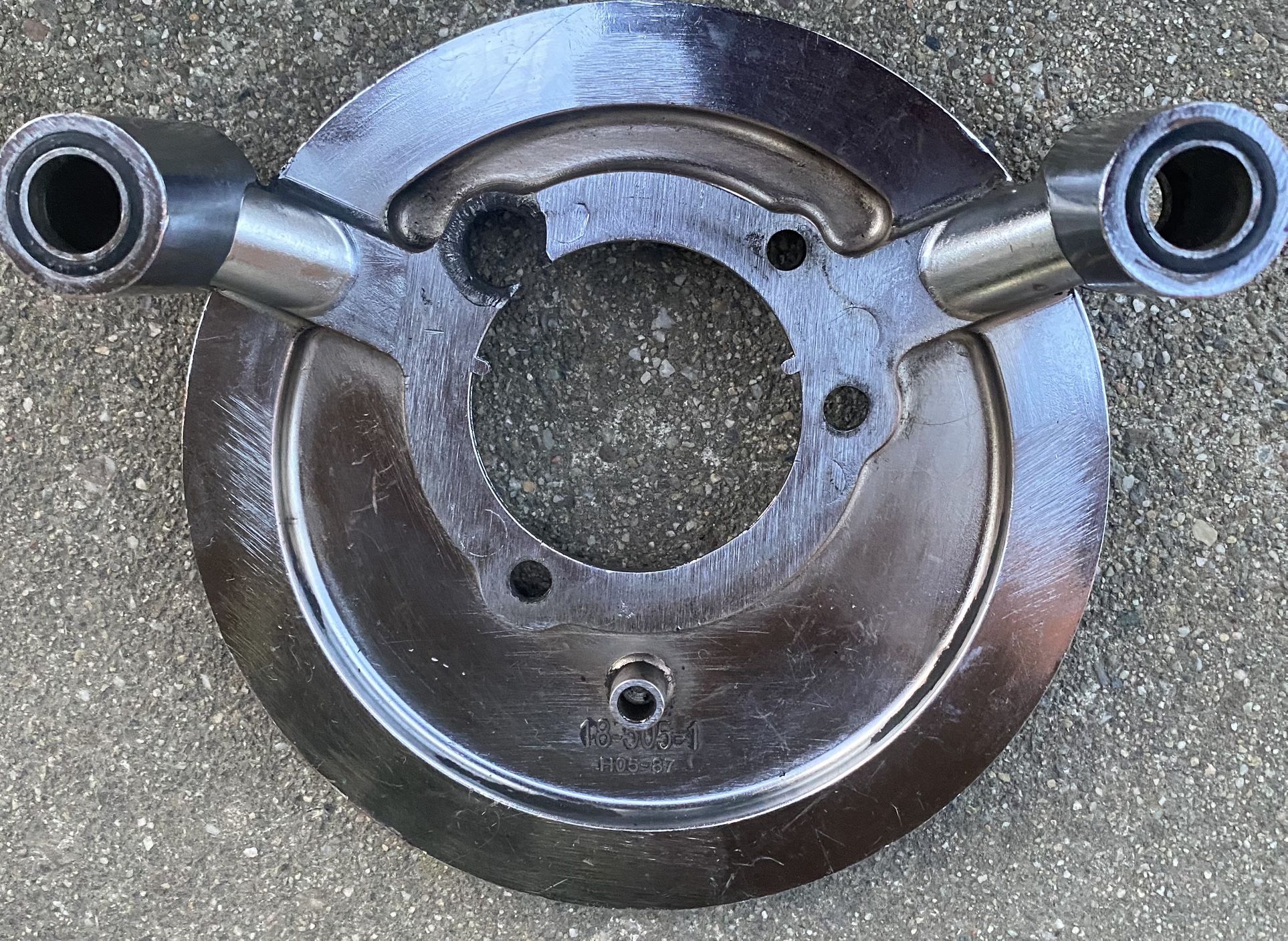 16 Harley Softail Fat Boy FLST Air Filter Cleaner Plate Arlen Ness 18-505-1and Chrome Cone