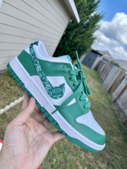 Green Paisleys Nike Dunks DS