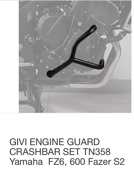 Givi crash bar for yamaha fz6 s2