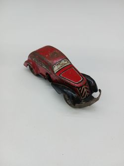 Marx Streamline Speedway  tin clockwork toy car 1930s
