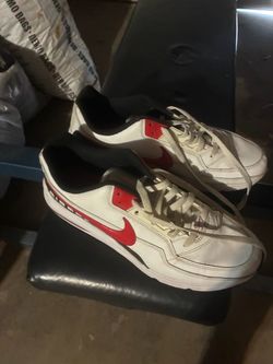 white leather Nike Air Max LTD 3 sneakers