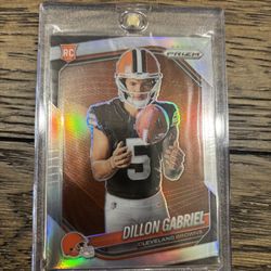 Dillion Gabriel Rookie Silver Prizm Variation