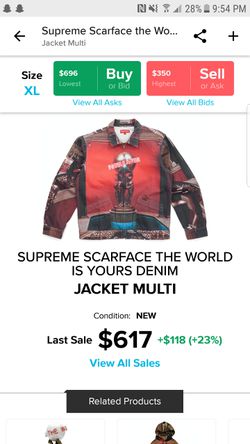 Supreme Scarface Work Jacket