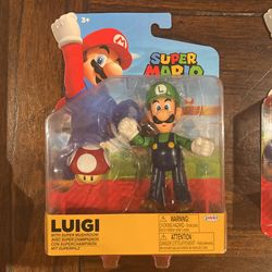 Super Mario Luigi With Mushroom