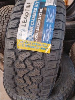 New set of tires 275 55 20 lion xt