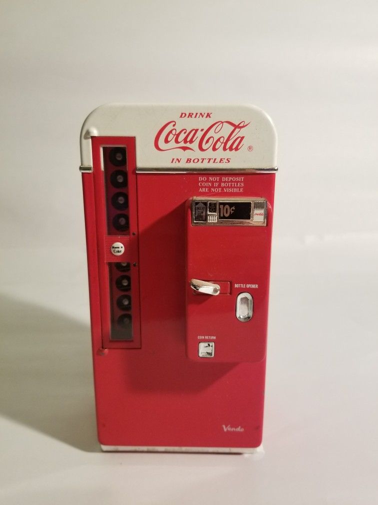 vintage Coca-Cola vending machine collectible musical bank