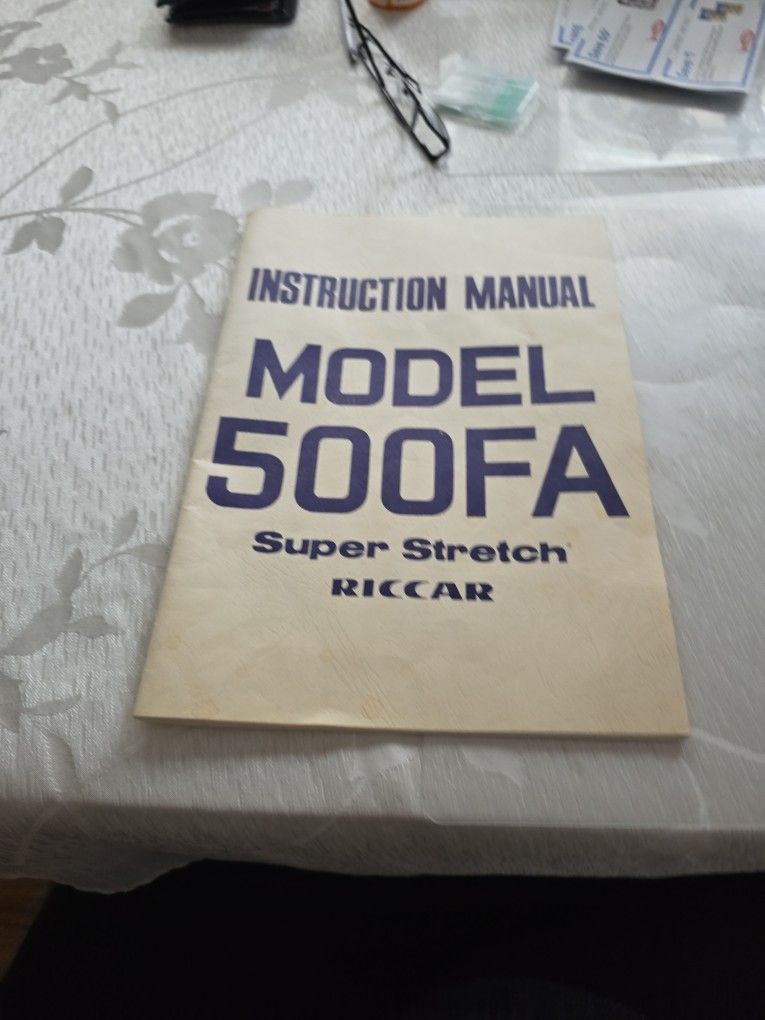 sewing machine manual 