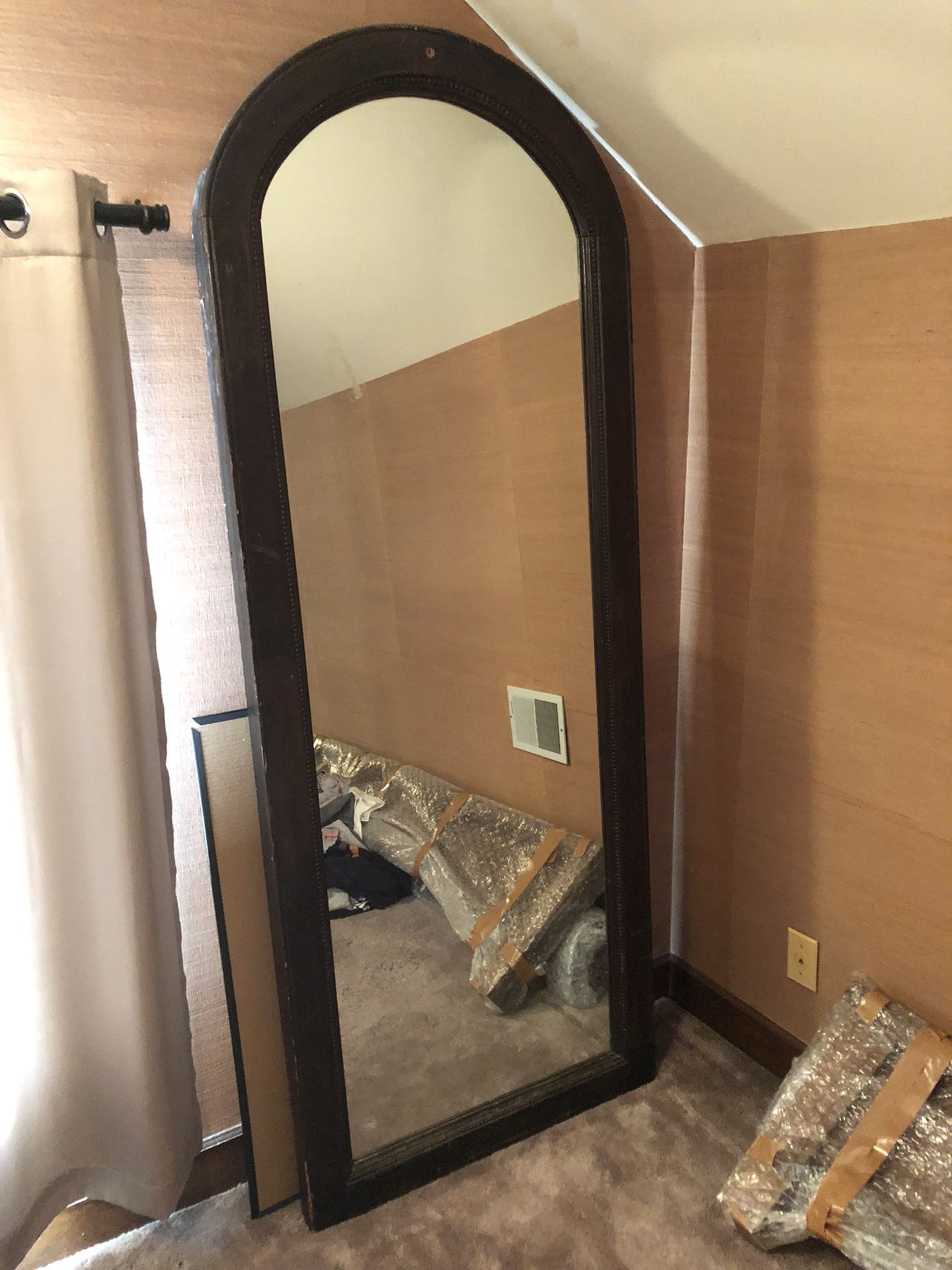 Antique Full Length Floor Mirror