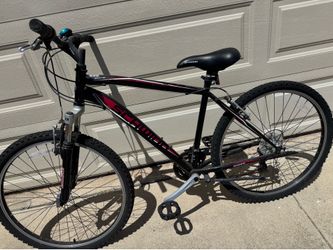 Mountain bike really light it needs air and one tire asking for 45