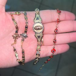 New Gold Plated Bracelets