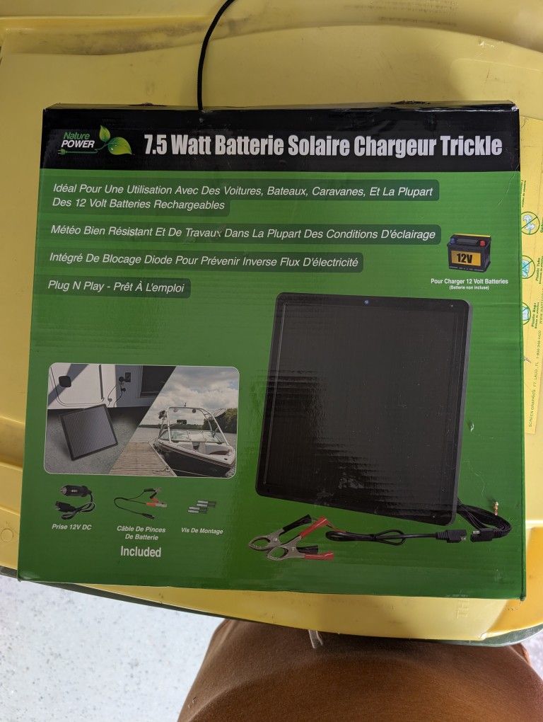 Nature Power 7 1/2 Watt Solar Trickle Charger