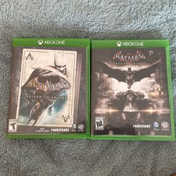 Lot Of 2 Xbox One, Batman return to Arkham and Batman Arkham knight