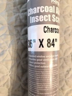 Aluminum Standard Window and Door Mesh Insect Screen 36” x 84”