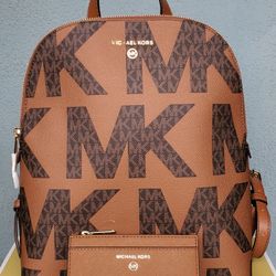 Michael Kors Backpack And Wallet Set