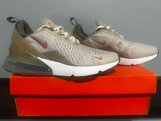 Nike Air Max 270 Cream/Rust Men's Size 8 Sneakers DZ4396-200