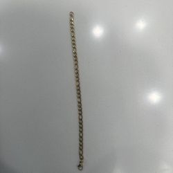 Figaro Gold Plated Bracelet 