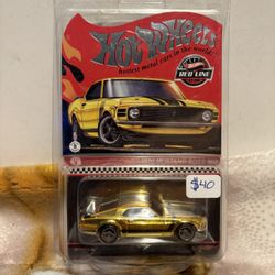 Hot Wheels Gold Mustang Boss 302