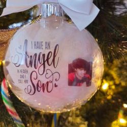 Christmas memorial ornaments