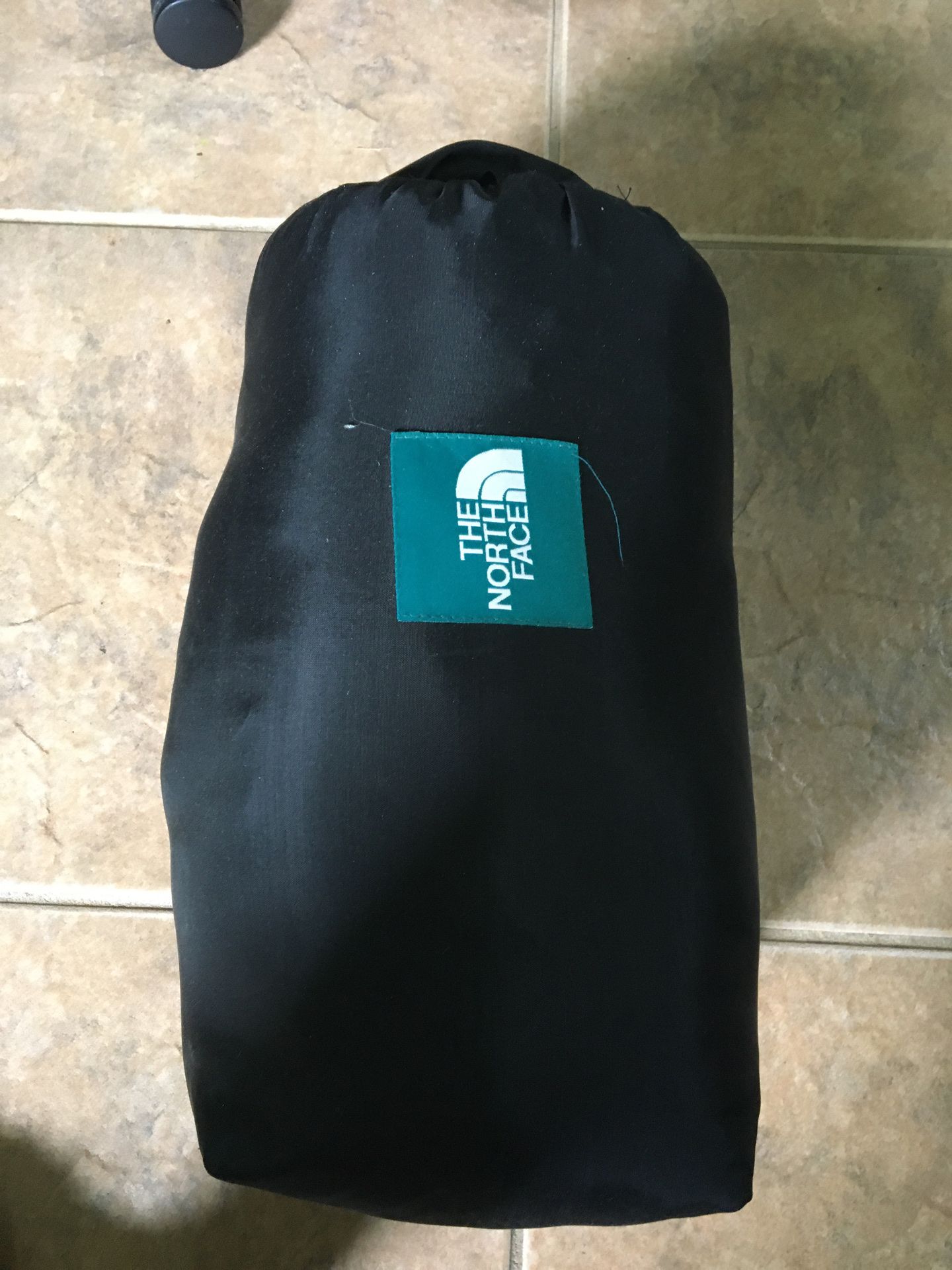 North Face 15 rated mummy sleeping bag.