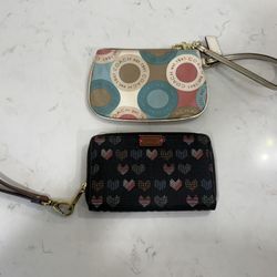 Wristlet Wallets ( Coach & Fossil )