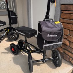Mobility Knee Scooter, Heavy Duty For Recovery Foot, Ankle Injuries Rated For 350+ Lbs # 768.