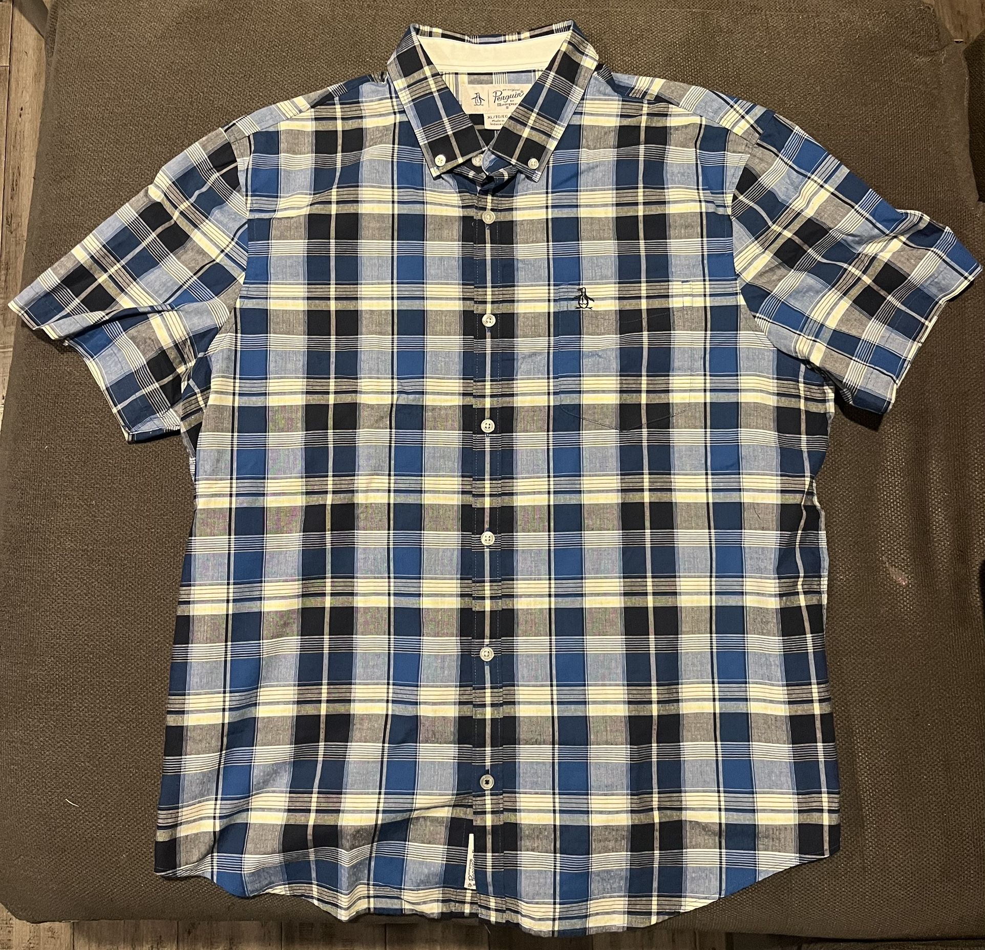Penguin Plaid Short Sleeve Shirt