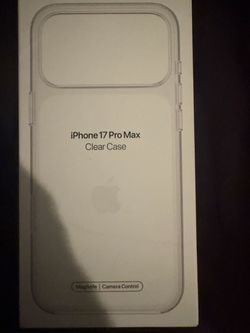iPhone 17 pro max clear never worn new