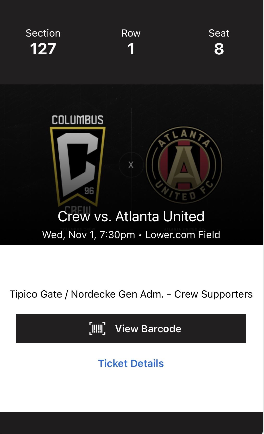 Columbus Crew vs Atlanta United