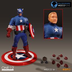 Mezco One 12 Sdcc 2016 Captain America Figure