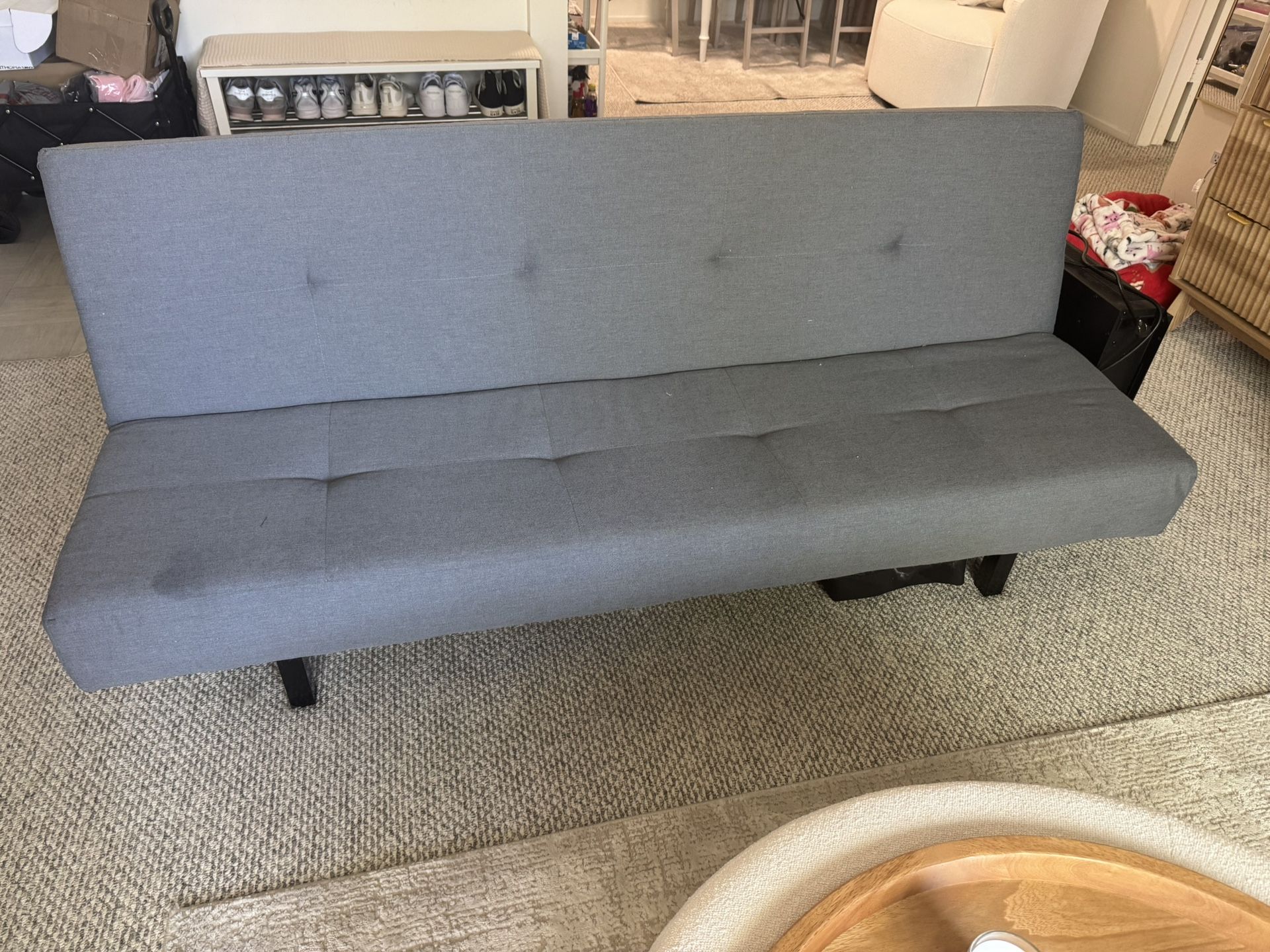 IKEA GREY FUTON “BALKARP” COUCH