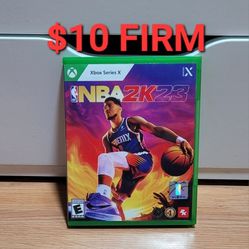 NBA2K23 FOR XBOX SERIES X, FIRM PRICE, GOOD CONDITON 