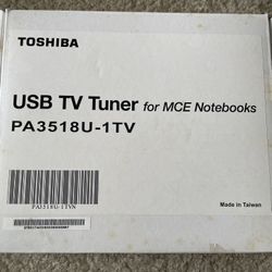 USB TV TUNER, TOSHIBA