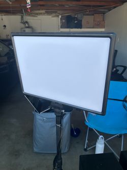 LED Panel Light on Adjustable Stand