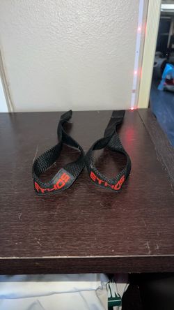 ETHOS Weightlifting Straps – Black/Red