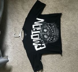 Mixed emotion Monster cropped tee(size: M)