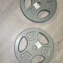 2-25 Lbs Brand New Gym Plates