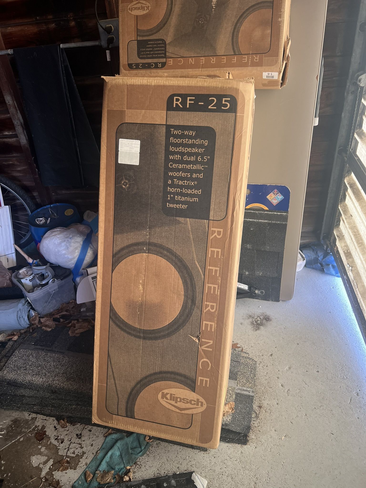 Klipsch Tower Speakers And Center Channel