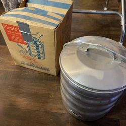 Vintage Aluminum Picnic Pack 