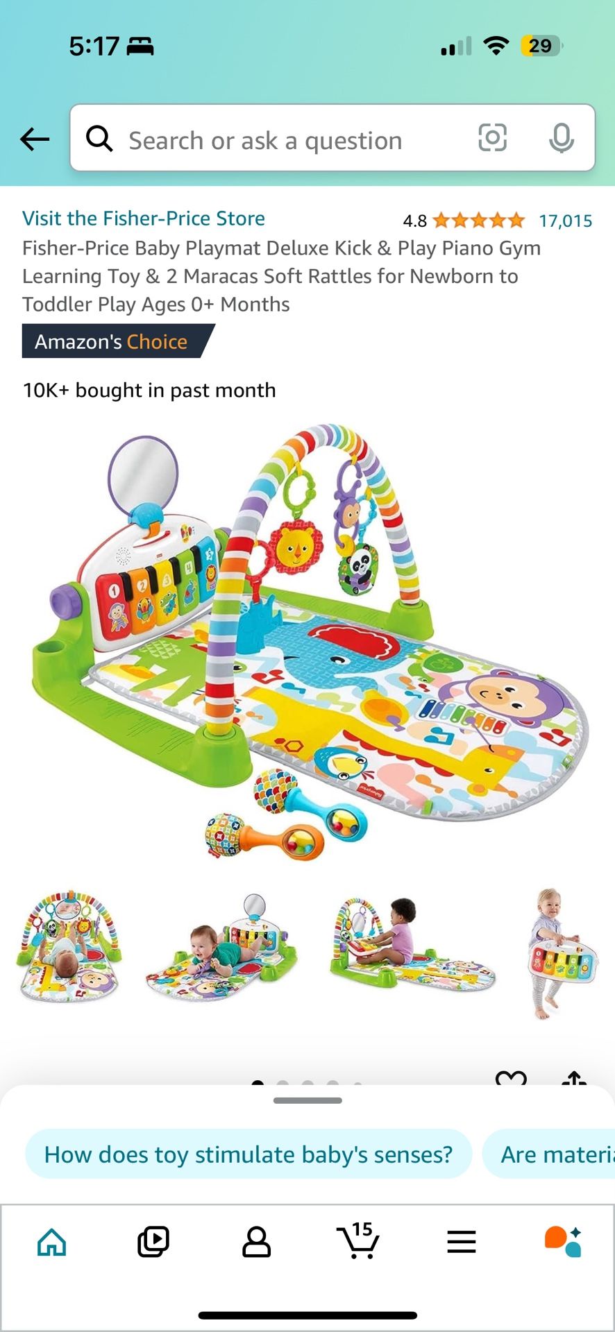 Fisher Price Kick And Play Piano
