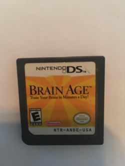 Nintendo ds brain age