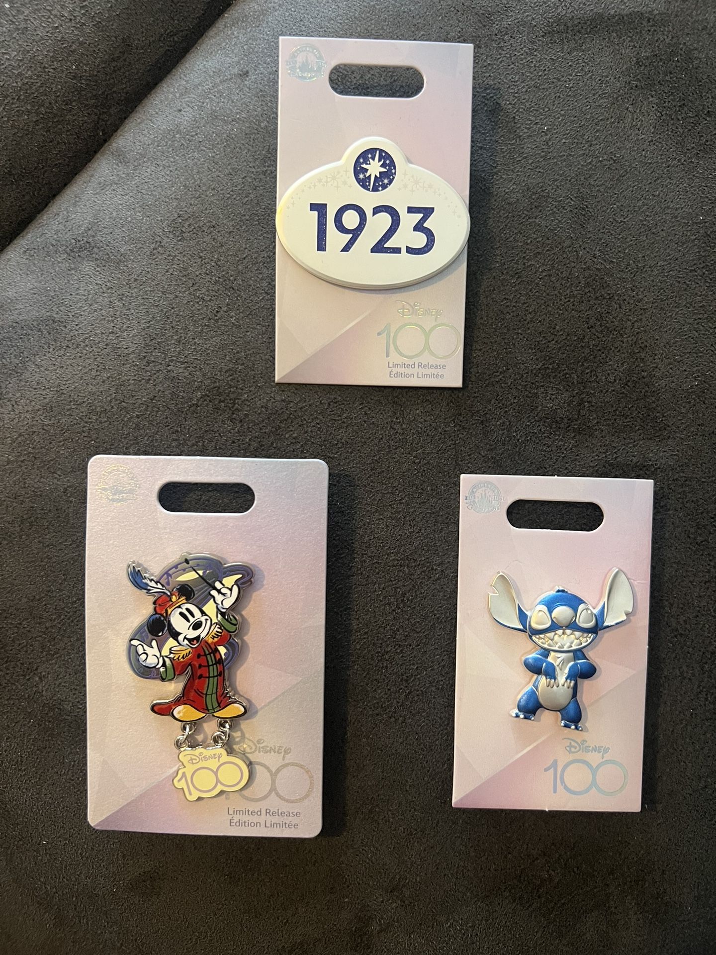 Disney Parks 100 Pins Brad New Stitch Mickey