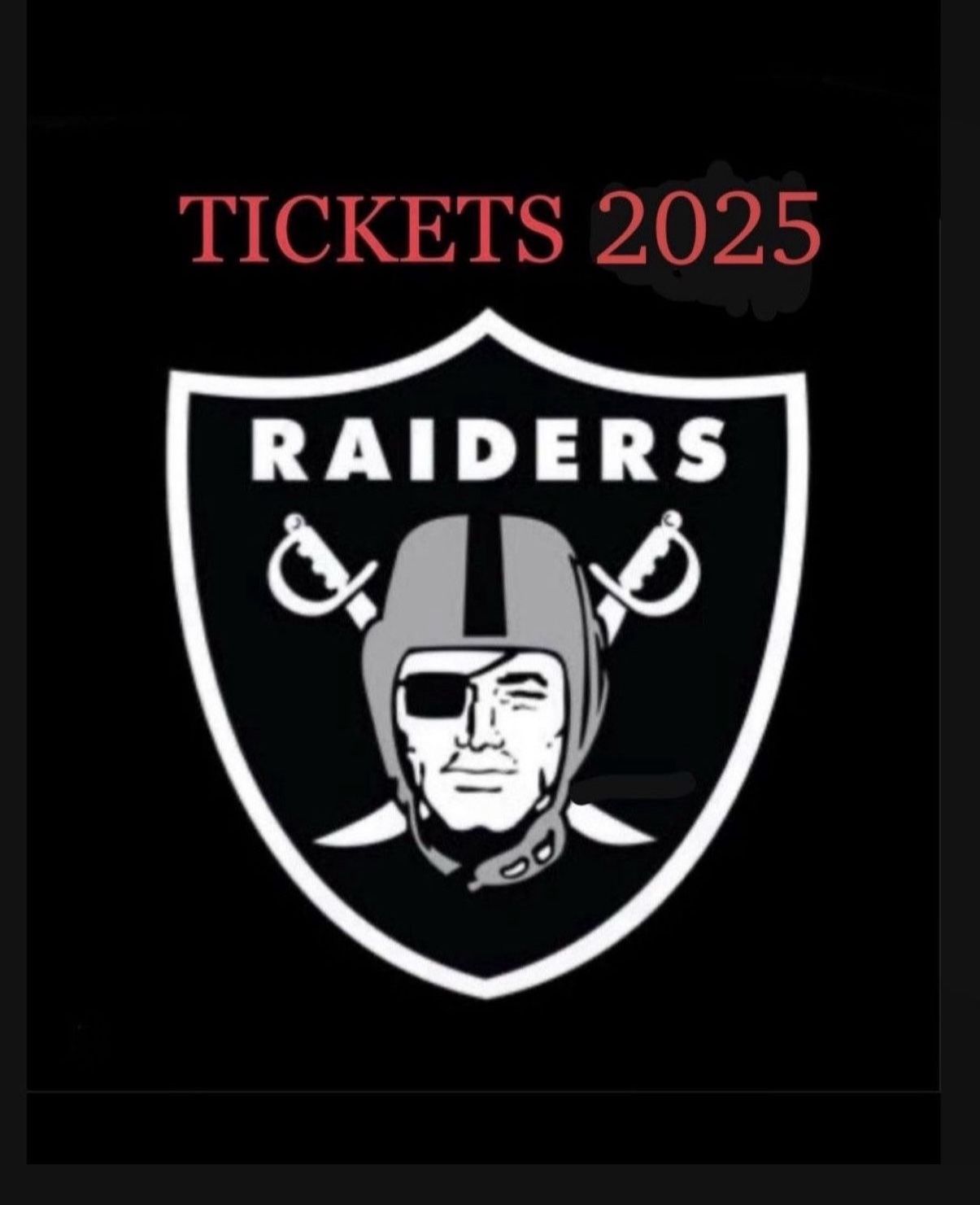 2025 Raiders tickets