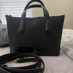 Kate Spade Black Sparkling Mini Tote