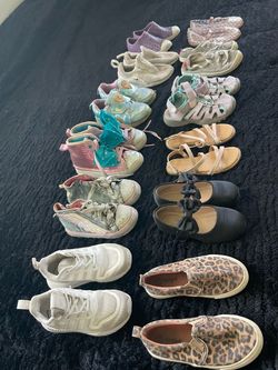 Girls size 10 shoes LOT