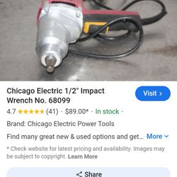 Chicago Tools 1/2 Impact Wrench 