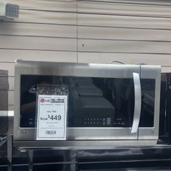 Microwave-LG Open Box Over The Range Microwave With 1 Year Warranty 