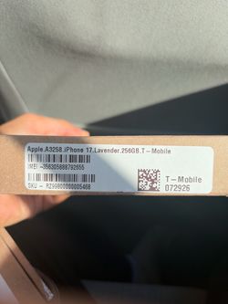 New Boxed IPhone 17 Purple
