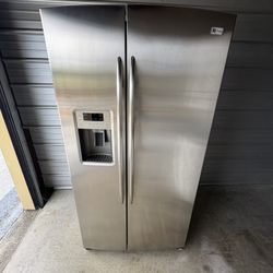 Stainless Steel 25.9 Cubic Feet Side By Side Refrigerator 