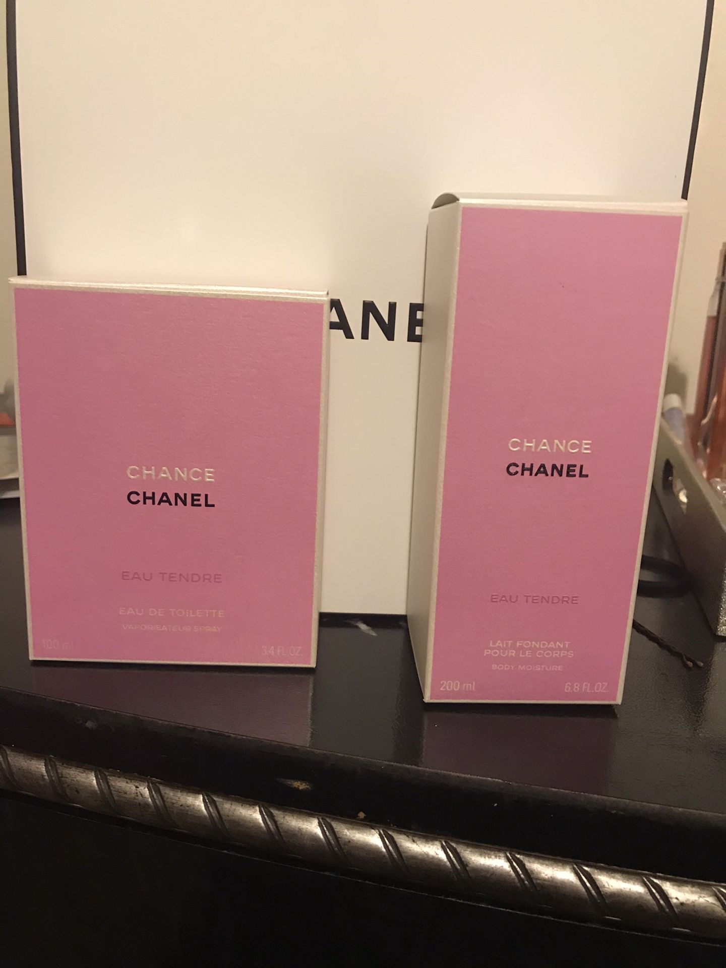 New Chanel Chance Eau Tendre perfume and lotion