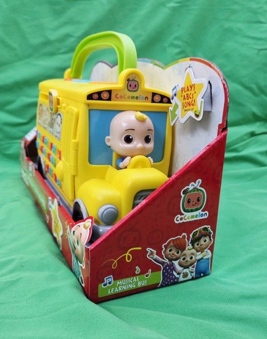 CoComelon Musical Learning Bus Number & Letter Recognition Phonetics Toy Plays BRAND NEW